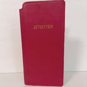 Pink Jetsetter Passport Wallet